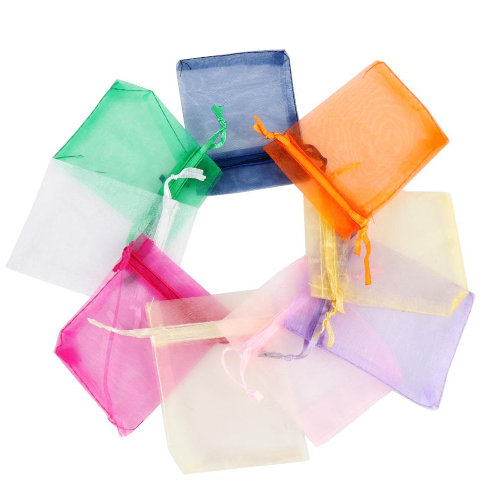 

Christmas 50pcs Jewellery Organza Packing Pouches Gift Bags Candy Bags