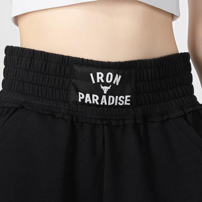 Under Armour Letter Print Running Sports Casual Shorts Women shorts Black 1363445-001