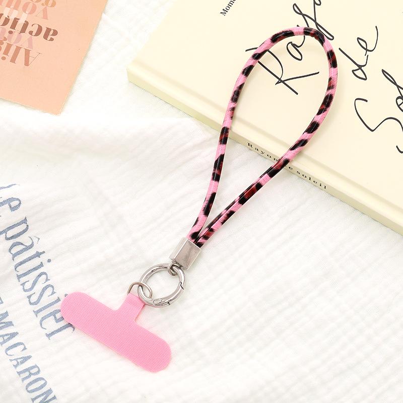 Leopard Print Phone Chain - Versatile Short Lanyard and Crossbody Strap