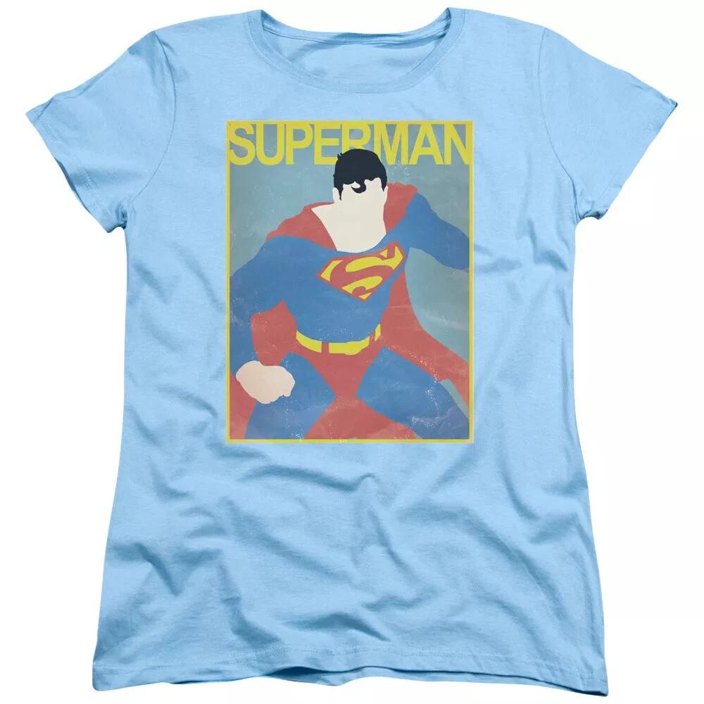 Superman  Simple Poster  Women s T-Shirt 2XL