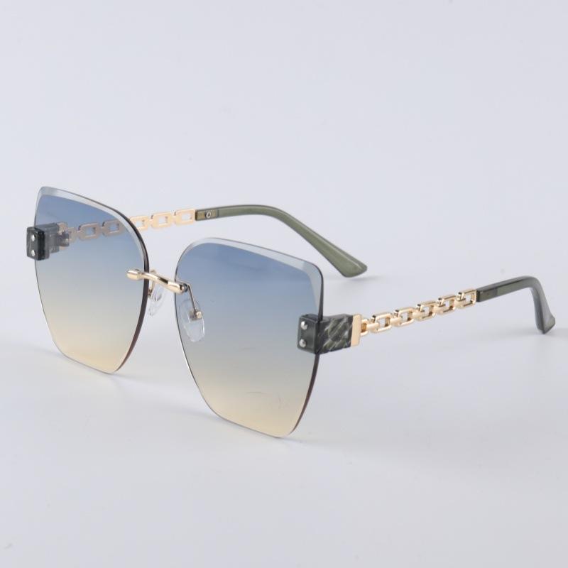 Sunglasses Women'S Sunglasses Big Face Thin Anti-Ultraviolet Sun Protection Driving Men'S And Women'S Sunglasses