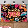 70s disco party background decoration background photo props