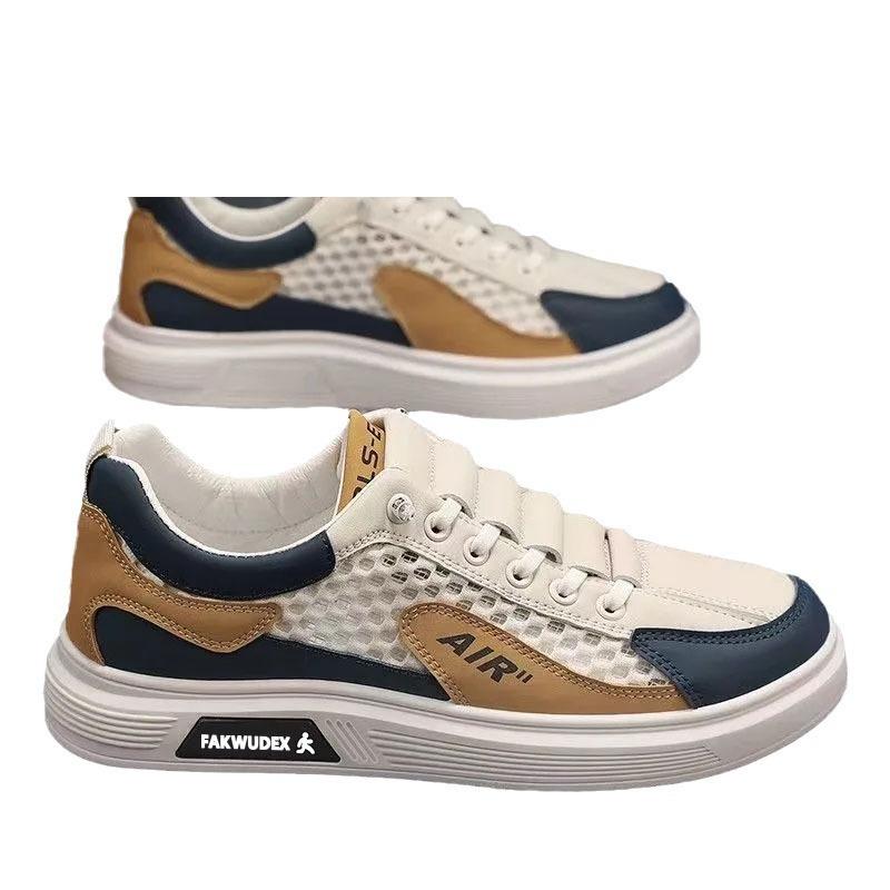 Men's Shoes Summer New Breathable Mesh Sports Casual Shoes Trendy Fashion Men's Board Shoes Student Fashionable Shoes