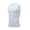 Men's Quick-Dry Ice Silk Sleeveless Sports Tank - Breathable Body Shaper for Gym, Basketball, and Running