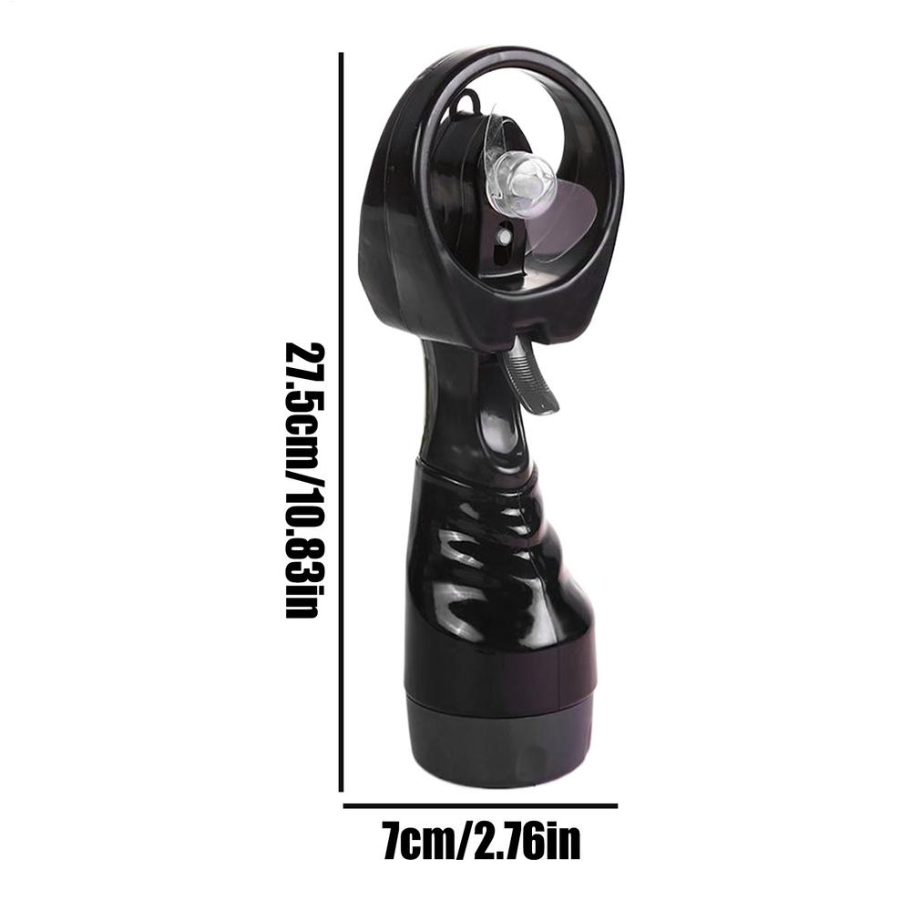 

Portable Spray Fan With 300 ML Cooling fan Water Bottle Handheld Fine Mist Cooling Fan For Travel And Barbecue чёрный