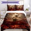 Cristiano Ronaldo Bedding Set Breathable Duvet Cover with Pillowcases Decorative Bed Linen for Bedroom Home Decoration Birthday Gift