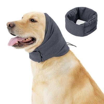 Anti-Lärm Geräuschreduzierung Hund Beruhigend Ohrenschützer Anti-Angst Elastisch Hundekopfbedeckung Verstellbar Weich Haustier Kopfbedeckung Tierarztbesuche