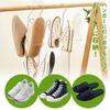 KOYOKOMA [Set of 2] Shoe Hanger, Shoe Rack, Shoe Hanger, Shoes, Sneakers, Hooks, Space-Saving, Stainless Steel, Storage, Laundry, Hang Drying