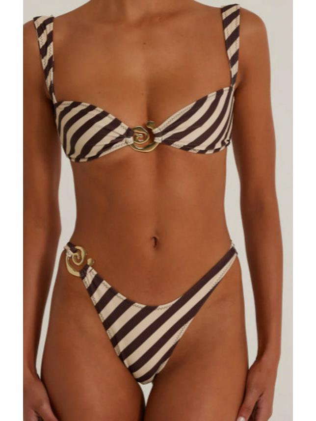 

Женский сексуальный купальник бикини с принтом и бретелями на спине - Летний пляжный купальник SH985 Extra Large