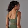 Fashion Seamless Tight High Strength Bubble Wrap Sports Bra for Women Push up Beauty Back Yoga Underwear Running Workout Vest