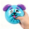 Slow Dog Face Swap Squishy Stress Relief Ball Steamed Bun Squishy Toy Stretchy Reusable Decompression Toy Office Travel Gift