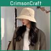 Embroidered Casual Letter Pattern Womens Bucket Hat Versatile Allseason Outdoor Hat