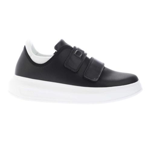 DKNY Womens/Ladies Jamiah Leather Hook and Loop Trainers