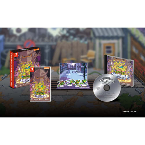 Mutant Turtles: Shredders Revenge Special Edition -switch [permanent Bonus] Original Soundtrack Cd, "t.m.n.t" Acrylic Diorama Stand Included