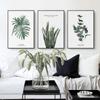 Severská zelená rastlina Listové plátno Plagáty Moderná nástenná maľba Plagát v črepníkoch Estetické obrazy do obývačky Home Decor