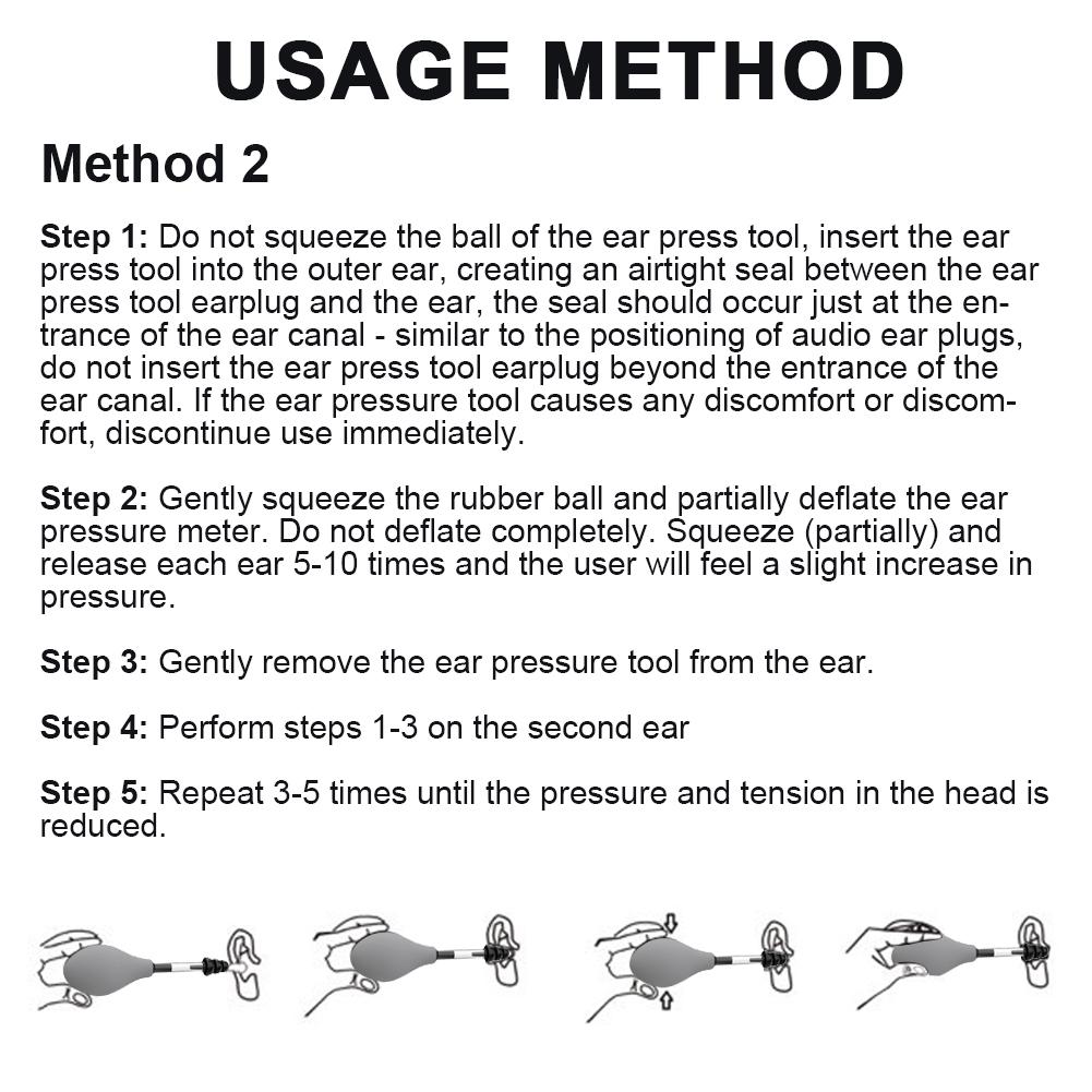 Ear Pressure Relief Suction Device Reduce Tension Ear Pressure Tool Silicone Ear Pressure Adjuster Reduces Tension for Headache