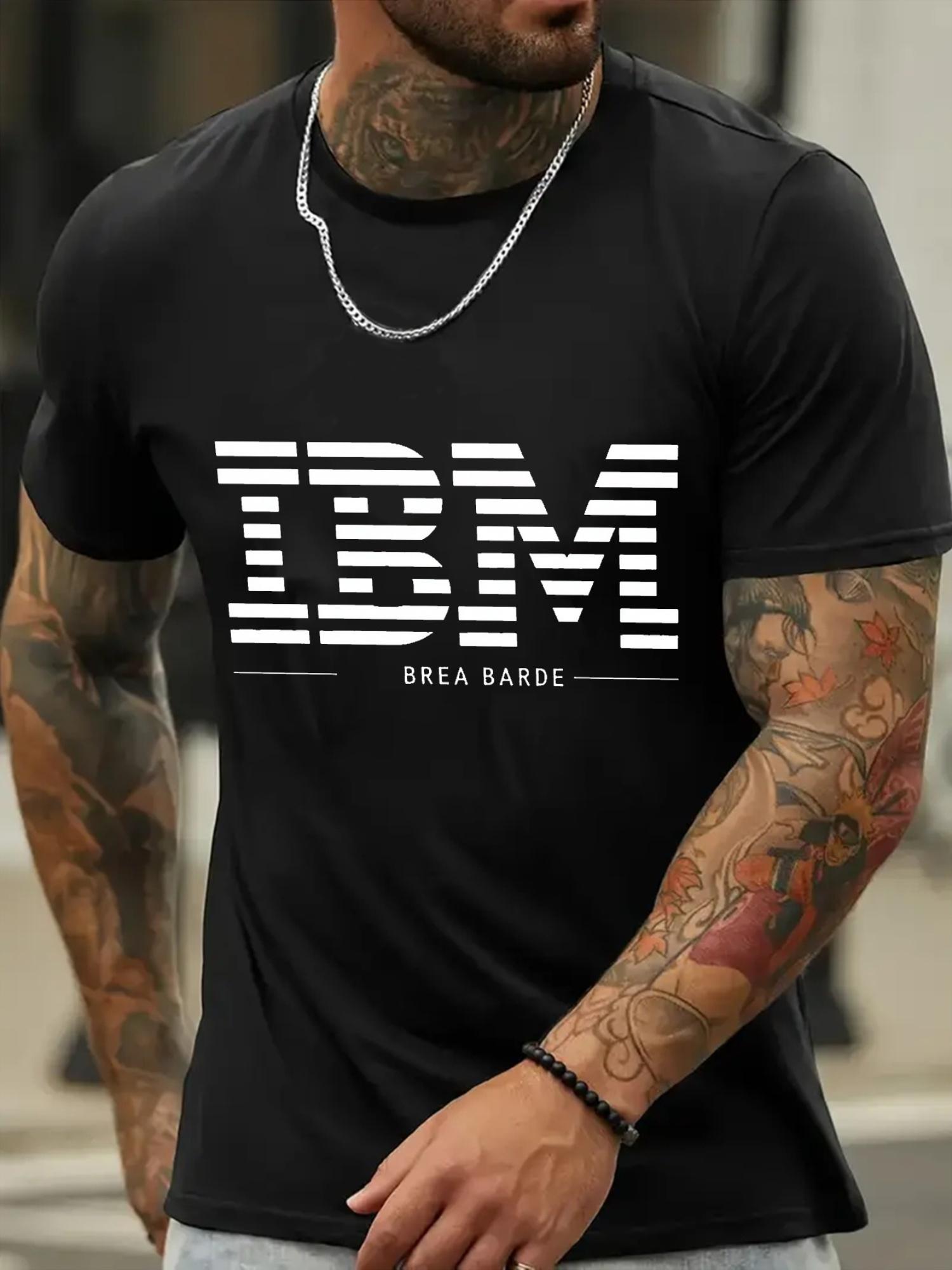 IBM Graphic T-shirt - Black & White Print S