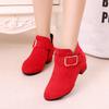 High Heels Kid Boot Girl Shoes For Children Warm Winter Autumn Red Ankle Boots Sneakers Suede 2025 3 4 5 6 7 8 9 10 11 12 Years