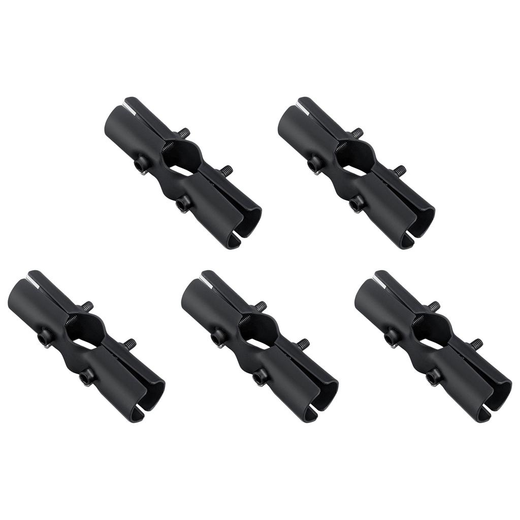 5 Stück Edelstahlrohr-Verbindungsstücke für Schränke und Gewächshäuser Rundrohrverbinder Trockengestell-Fittings