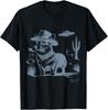 Vintage Funny 90s Western Cowboy Corgi Ufo T-Shirt Unisex T-Shirt Unisex T-Shirt