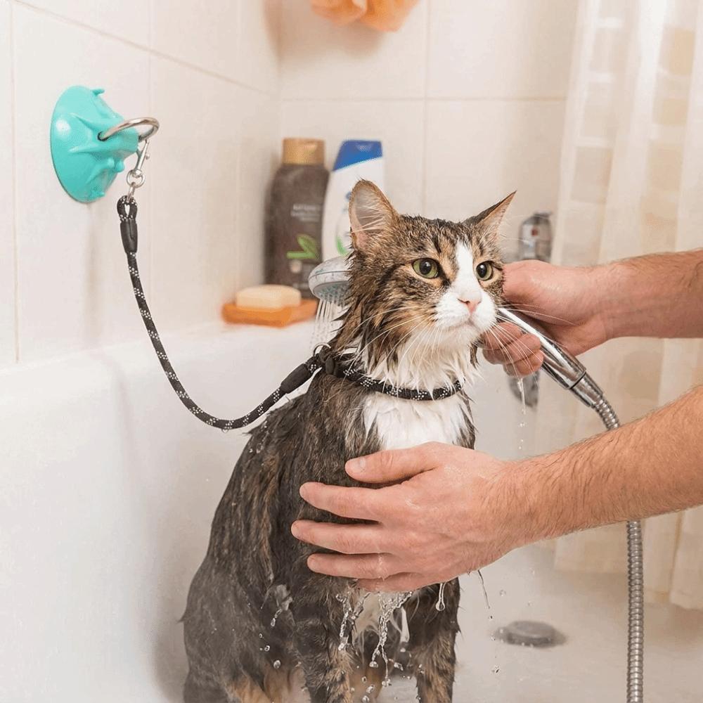 Anti Movement Pet Bath Holder Adjustable Dog Bathing Fixer Pet Shower Fixed Collar for Cats Dogs