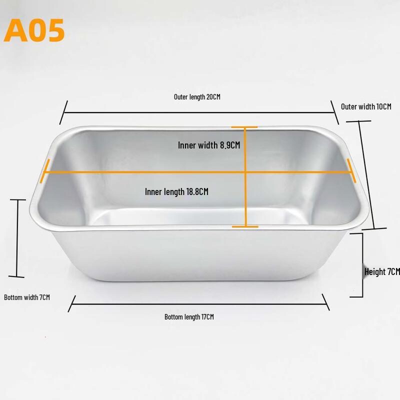 Rectangular Chiffon & Brownie Cake Baking Mold