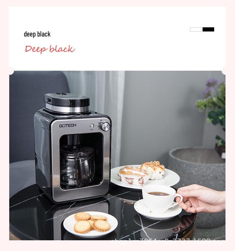 Compact Fully Automatic Coffee Maker with Fresh Grind & Brew Function