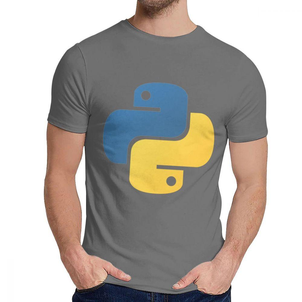 Graphic Python Programming Tee Shirt Men Custom Great T Shirt Crewneck
