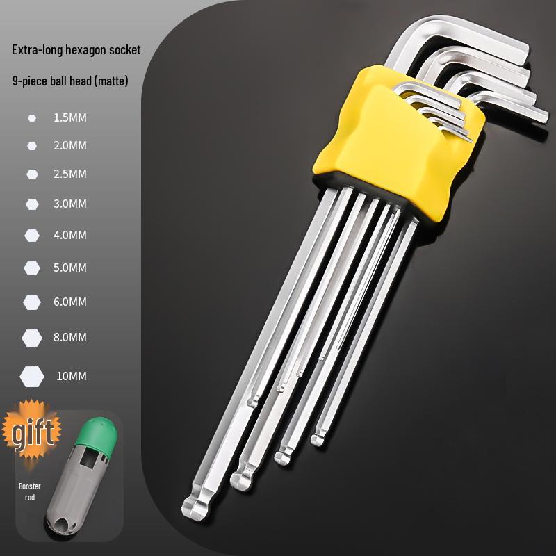 6-Point Torx and Metric Hex Wrench Set
