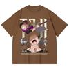 230 Gsm 100% Cotton Jujutsu Kaisen V47 Toji Print Unisex Heavy Cotton T Shirt