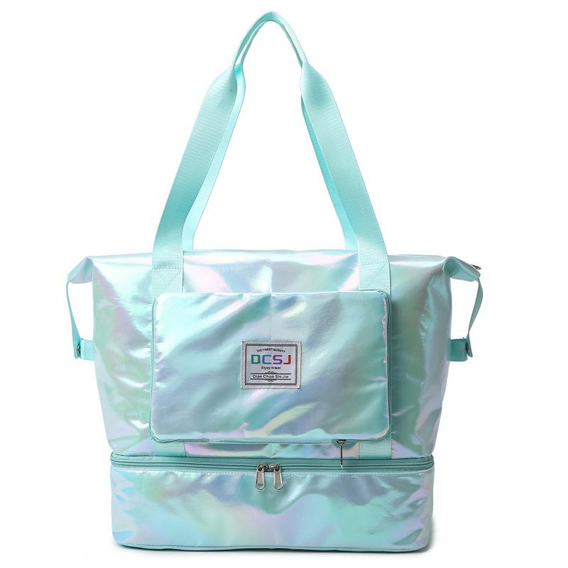 New Travel Bag Foldable Storage Bag Large-capacity Sports Yoga Fitness Bag Short-distance Business Trip Labor Bag