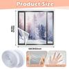 Window Insulation Kit Clear Window Film For Cold Weather Window Insulation Cover For Aluminum Window Frames Sliding Windows
