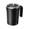 Magnetic Stirring Cup For Coffee Milktea Quick Electric Mixing LCD Temperature Display Mixer Mug with Detachable Base Black
