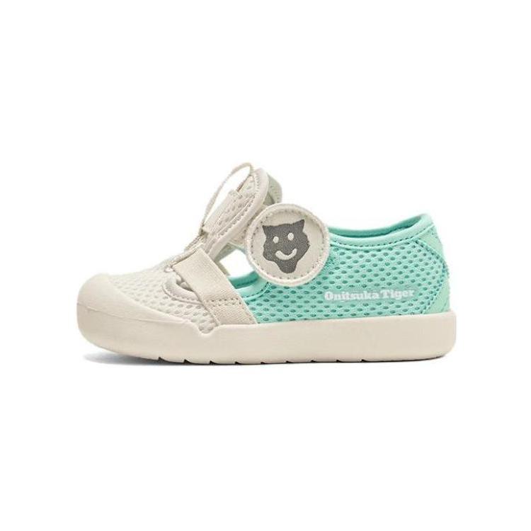 Onitsuka Tiger Mexico 66 Comfortable Versatile Shock Absorbing Non-Slip Warm Low-Top Walking Shoes Baby shoes Gray Blue 1184A199-200