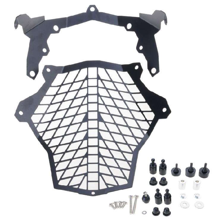 

Motorcycle Headlight Headlamp Grille Shield Guard Cover Protector For 1050 1090 1