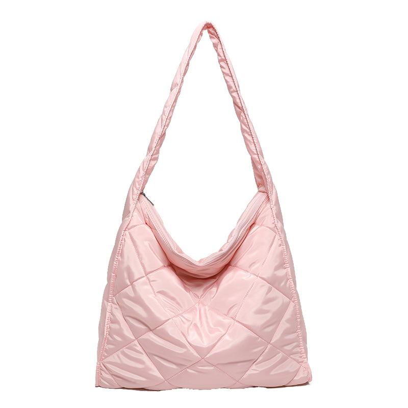 

New Fashionable and Simple Street Trend Handbag 46*41*21 рожевий