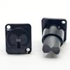 USB Type D Panel Mount Waterproof Female Socket (USB 2.0/3.0) for Digital Data Transfer