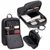 Szary plecak biznesowy miejski, wodoodporny, 22 l, na laptopa 15,6", stylowy i funkcjonalny. arctic hunter b00529 grey.