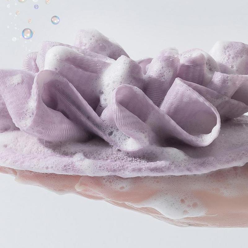 Bath Scrubber For Body Loofah Ball Shower Body Wash Ball Massage Bath Flower Towel For Body Best Body Scrub For Shower Bath Tool