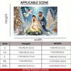 1Pcs Nordic Style Christmas Theme Decoration Background Winter Backdrop Decorations For Photo Studio Photo Booth Party