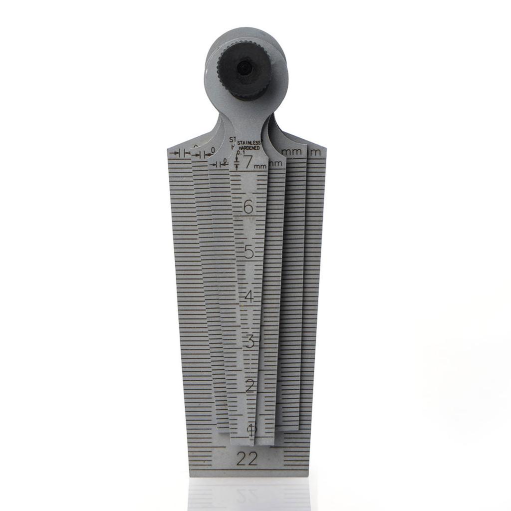 Taper Gage High Precision Stainless Steel Wedge Feeler Hole Taper Gauge Ruler Measuring Tool Portable Inspection Tool