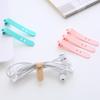 4PCS Home Office Finishing Props, Cable Silicone Cable Management Belt, Data Cable Earphone Cable Charging Cable Cable Organizer