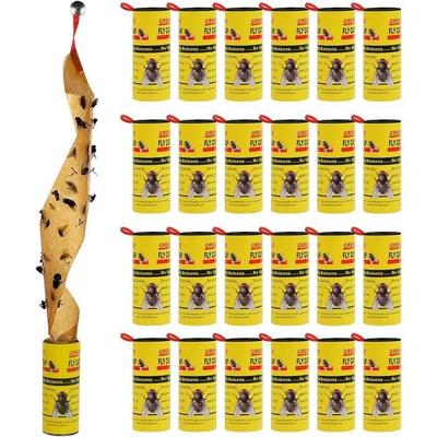 24 Fly Catcher, Fly Killer Paper Rolls, Indoor Fly Killer Paper, Fly Catcher Ribbons, Fly Killer Paper for The