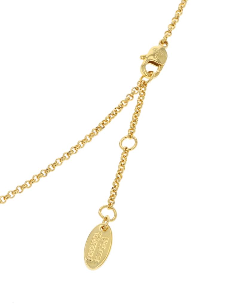 Vivienne Westwood NEW PETITE ORB Brass Necklace, 63020098/02R861