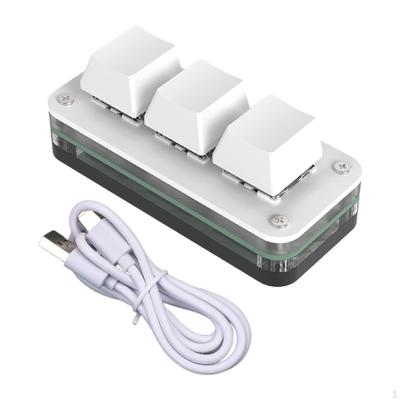 Mini 3 Key Keypad for , Mechanical Keyboard with Compact Design