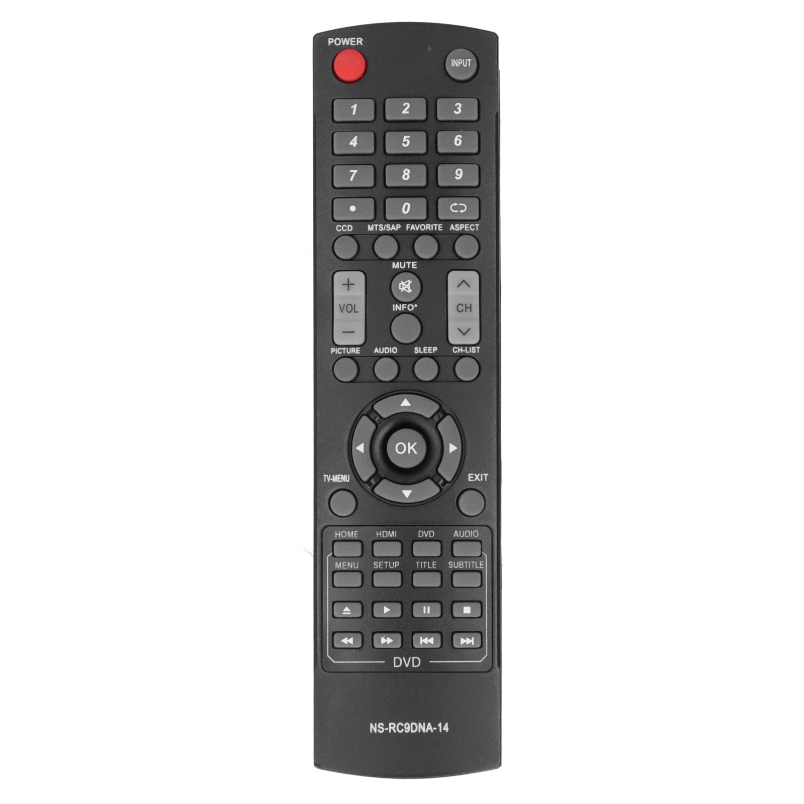

nsrc9dna14 TV Remote Control Replacement for INSIGNIA LCD TV ns20ed310na15 Black