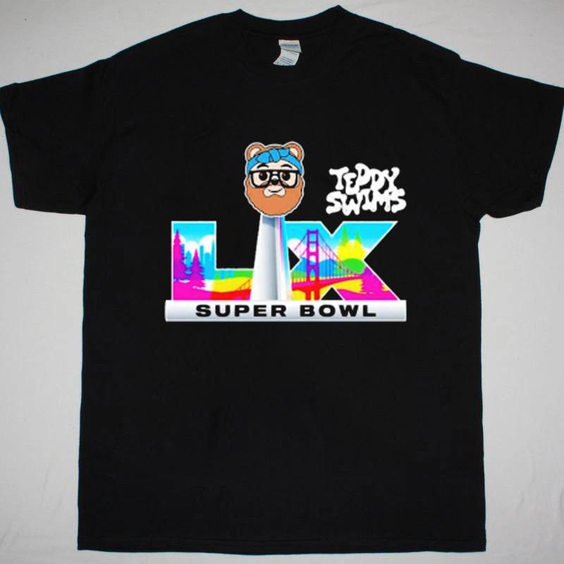 

New Teddy-Swims Super Bowl Black Gift For Fans Black S to 5XL Shirt SG908 S разноцветный