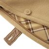 Cloak Cape Poncho Outer Fleece Made in Japan Boys Girls Baby Kids Clothing M Beige [MIKI HOUSE] Children's 10-3861-494 (90-100cm)
