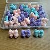 School Classroom Stationery Push Pins Push Pins Colorful Bowknot Design Bulletin Boards Wall Art Wall Mounting Tacks Set