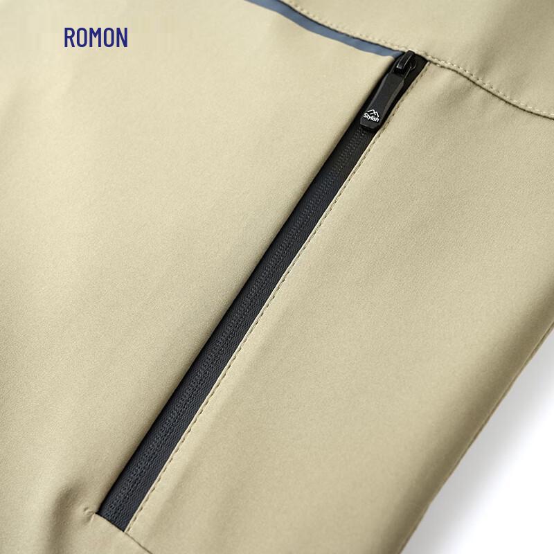 Romon Men's Stand Collar Business Casual Jacket